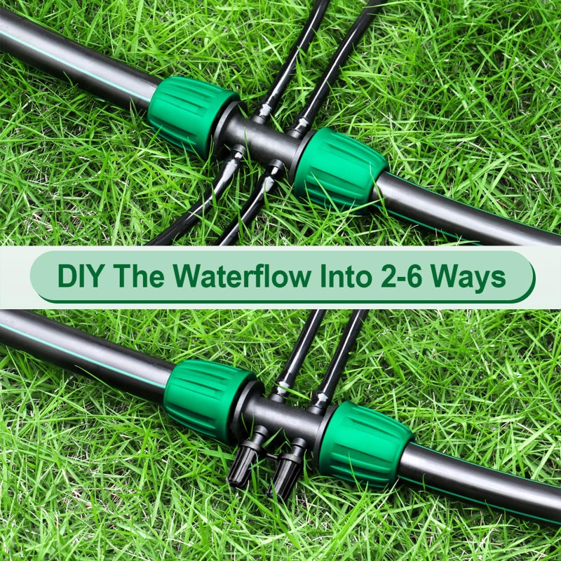 JAYEE 30 Pack Drip Irrigation Barbed Coupling Fittings (17mm) for 1/2â€.600â€ ID Drip Tubing - Image 3